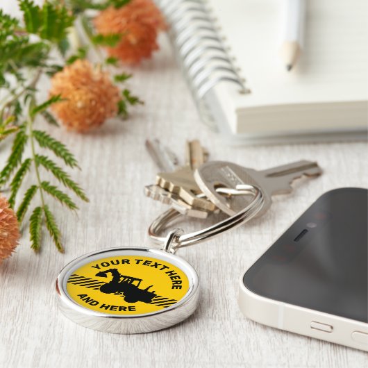 Bagger Schlüsselanhänger (Seite)