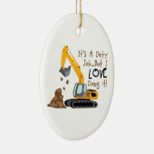 Bagger-schmutziger Job Keramikornament (Rechts)