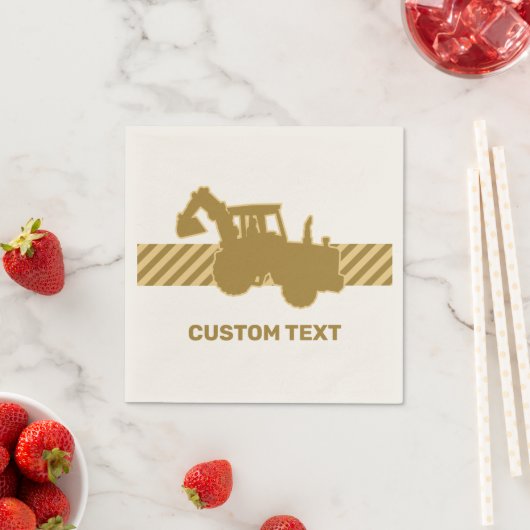 Bagger Serviette (Beispiel)