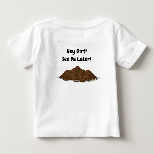 Bagger-Shirt Kinder Baby T-shirt (Rückseite)