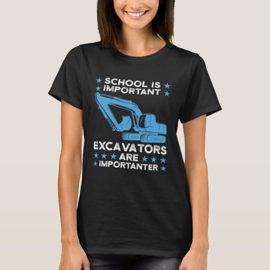 Bagger sind wichtige Bagger T-Shirt (Vorderseite)