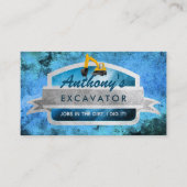 Bagger Slogans Visitenkarten Visitenkarte (Vorderseite)