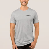 Bagger T-Shirt Schwergerätebediener Tri-Blend Shirt (Vorderseite)