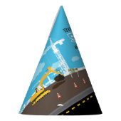 Bagger Truck Bauwagen Geburtstagspartei Partyhütchen (Links)