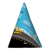 Bagger Truck Bauwagen Geburtstagspartei Partyhütchen (Rechts)