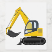 Bagger Weinetikett (Einzelnes Label)