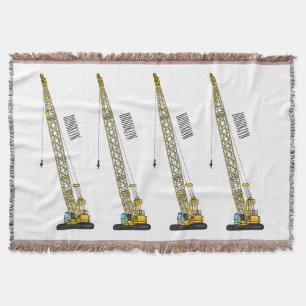 Bagger-Zug Cartoon-Illustration Decke