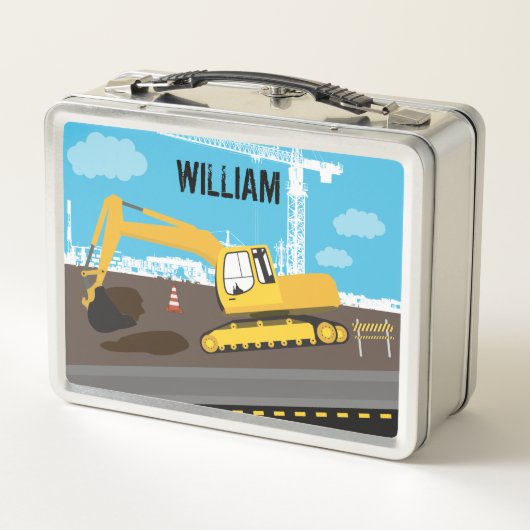 Baggeranlage Metall Brotdose (Rückseite)