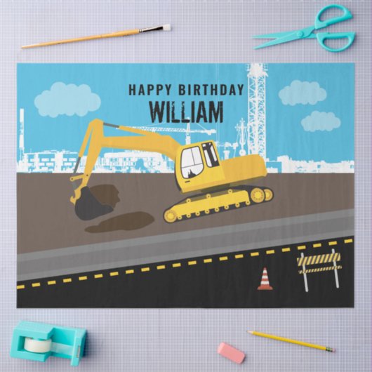 Baggeranlage Seidenpapier (Basteln)