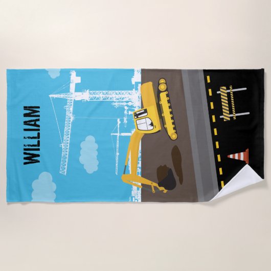 Baggeranlage Strandtuch (Vorderseite)