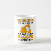 Baggerbagger Kaffeetasse (Mittel)