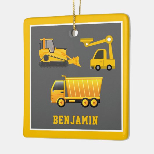 Baggerbagger Keramikornament (Links)