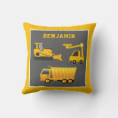 Baggerbagger Kissen (Rückseite)