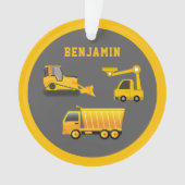 Baggerbagger Ornament (Vorderseite)