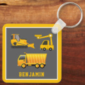 Baggerbagger Schlüsselanhänger (Rückseite)