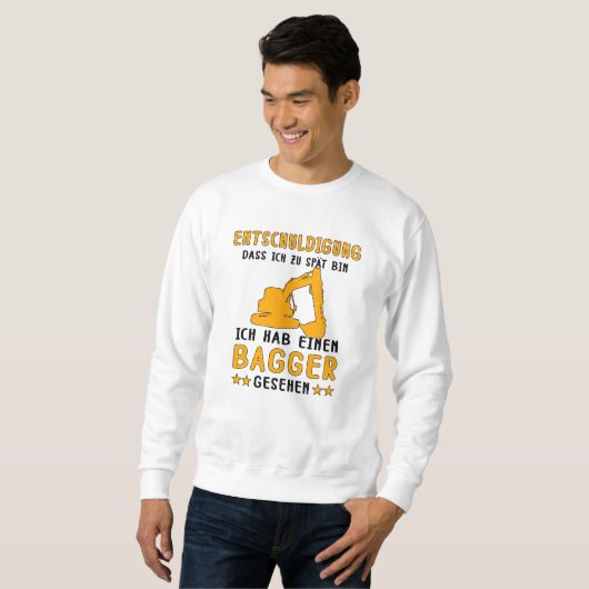 Baggerbagger Sweatshirt (Vorne ganz)