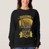 Baggerbagger Sweatshirt (Vorderseite)