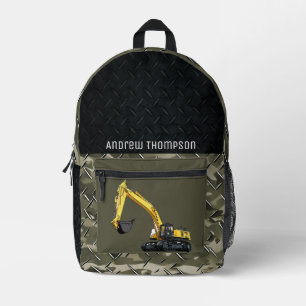 Baggerbauausrüstung Coole Camouflage Bedruckter Rucksack