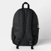 Baggerbauausrüstung Coole Camouflage Bedruckter Rucksack (Rückseite)