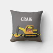 Baggerbauer Afrikanischer Junge Kissen (Vorderseite)