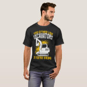 Baggerbauer-Backhofsgrafikdig T-Shirt (Vorne ganz)
