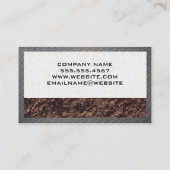 Baggerbaufahrzeug | Erbauer Visitenkarte (Rückseite)