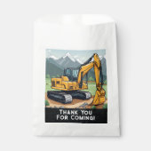 Baggerbaugerät-Digger Geburtstag Geschenktütchen (Vorderseite)