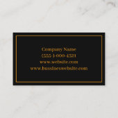 Baggerbaukarte Visitenkarte (Rückseite)