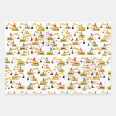 Baggerbaumuster für LKW-Party Geschenkpapier Set (Vorderseite 2)