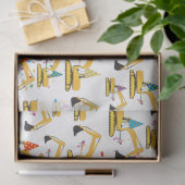 Baggerbaumuster für LKW-Party Seidenpapier (Geschenk)