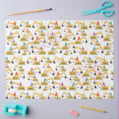 Baggerbaumuster für LKW-Party Seidenpapier (Basteln)