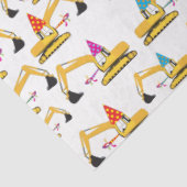 Baggerbaumuster für LKW-Party Seidenpapier (Ausschnitt)