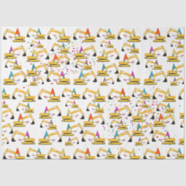 Baggerbaumuster für LKW-Party Seidenpapier