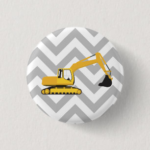 Baggerbauwagen Button