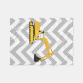 Baggerbauwagen Fleecedecke (Vorderseite (Horizontal))