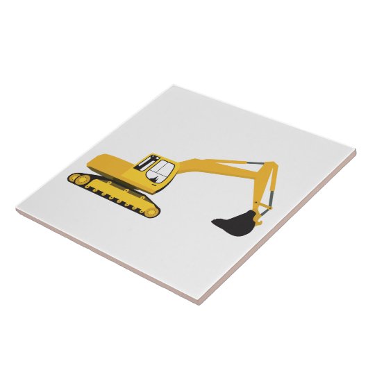 Baggerbauwagen Fliese (Seite)