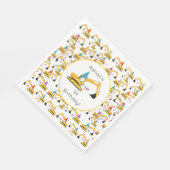 Baggerbauwagen Geburtstagspartei Serviette (Ecke)