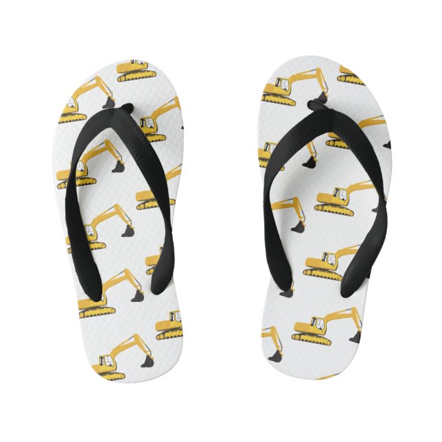 Baggerbauwagen Kinderbadesandalen (Fußbett)