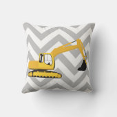 Baggerbauwagen Kissen (Rückseite)