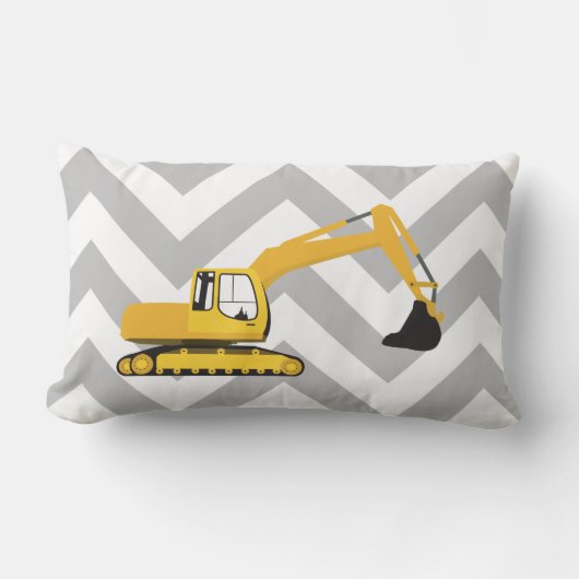 Baggerbauwagen Lendenkissen (Vorderseite)