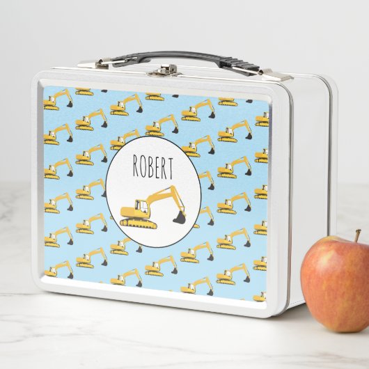 Baggerbauwagen Metall Brotdose (Beispiel)