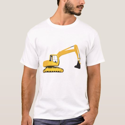 Baggerbauwagen T-Shirt (Vorderseite)