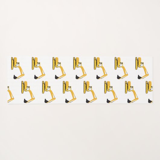 Baggerbauwagen Yogamatte (Rückseite (Horizontal))