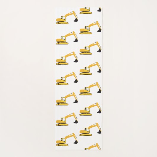 Baggerbauwagen Yogamatte (Rückseite)