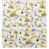 Baggerbauweise Duschvorhang (Vorderseite)