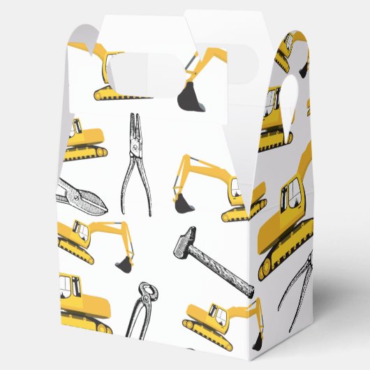 Baggerbauweise Geschenkschachtel (Geöffnet)