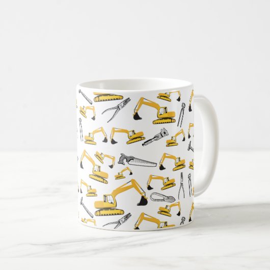 Baggerbauweise Kaffeetasse (VorderseiteRechts)