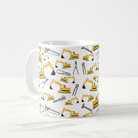 Baggerbauweise Kaffeetasse (Vorderseite Links)