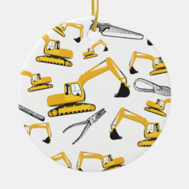 Baggerbauweise Keramik Ornament