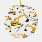 Baggerbauweise Keramik Ornament (Hinten)